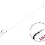 Kötött horog Delphin FLR Quickstop / 6db 1