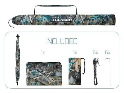 Delphin CLASSA CAMO esernyő oldalfallal 7