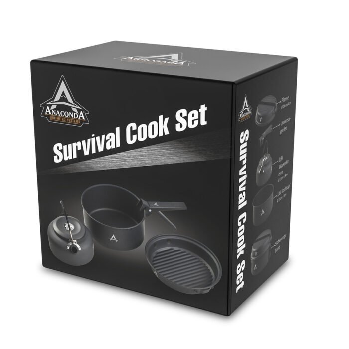 ANACONDA Survival Cook Set aluminium edénykészlet - Image 2